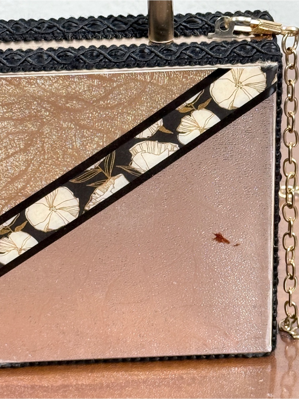 Handmade Artisan Metallic Clutch Handbag Nancy Davis Boutique - Picture 4 of 11